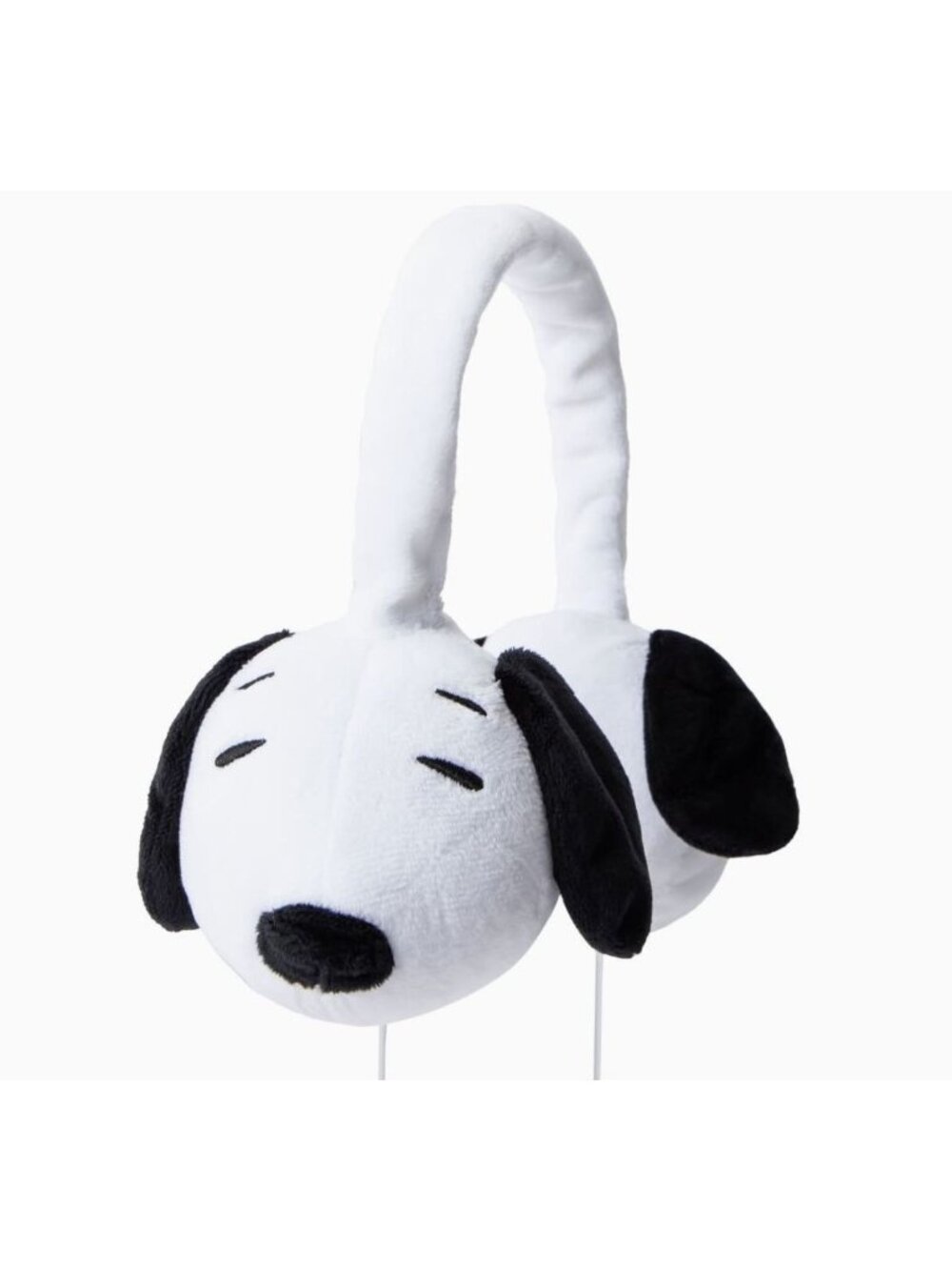 Peanuts Snoopy Plush Wired Headphones Adjustable Headband Lightweight Design Age